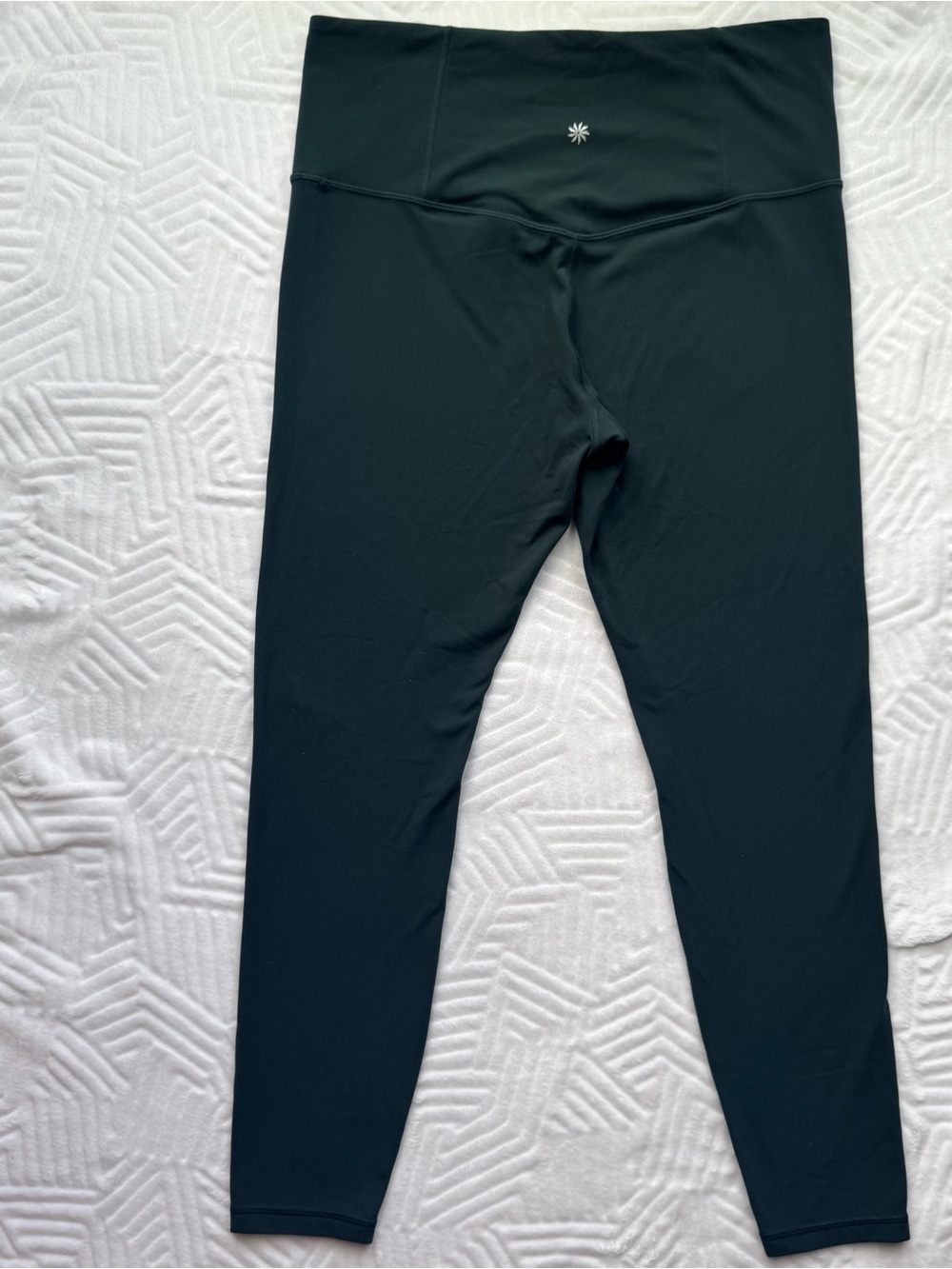 Athleta Elation Ultra High Rise Tight Leggings Women’s L Teal Green 25" Ankle - Picture 10 of 10
